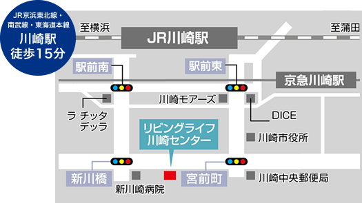 川崎センター地図