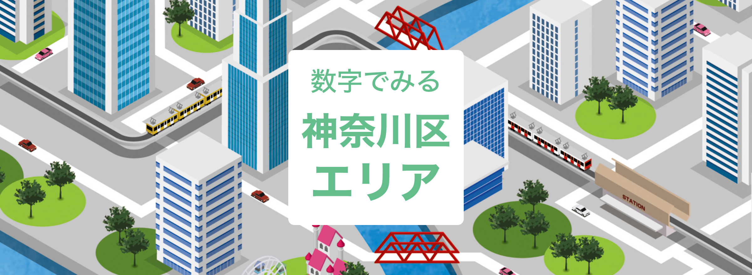 数字で見る神奈川区エリア