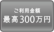 ご利用金額 最高500万円