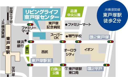 東戸塚センター地図