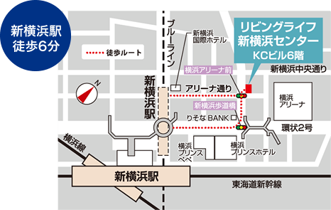 新横浜センター地図