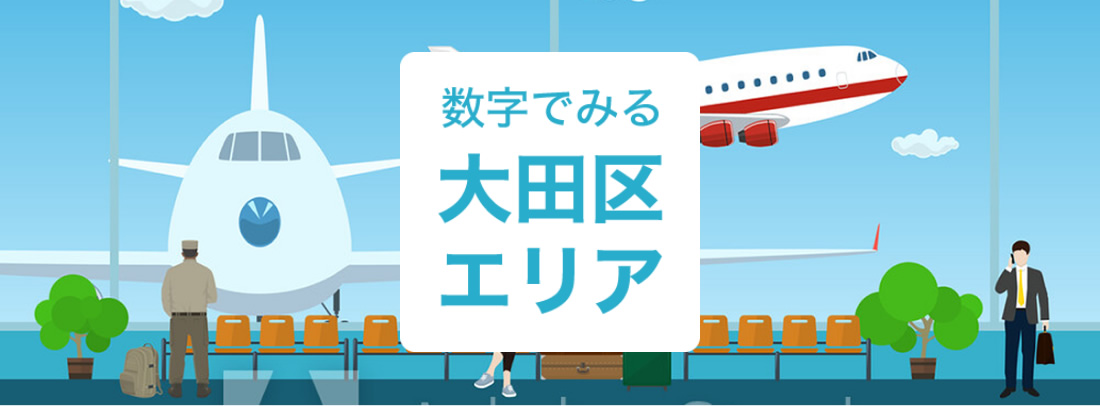 数字で見る大田区エリア