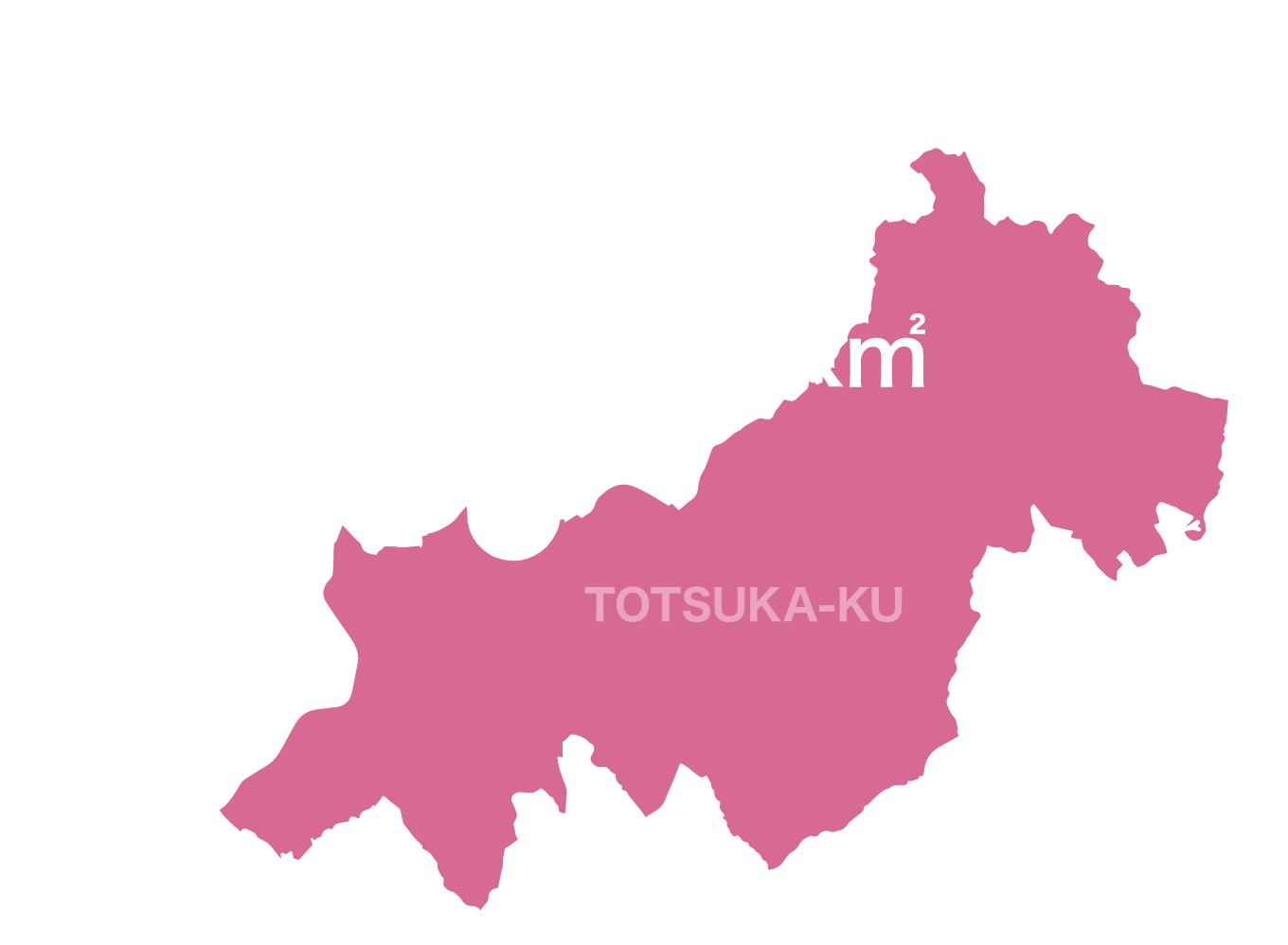 区の面積は横浜市18区内