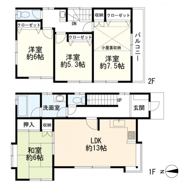 横浜市神奈川区三枚町 3380万円4LDK