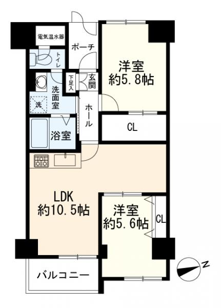 品川区南大井2丁目 3590万円2LDK