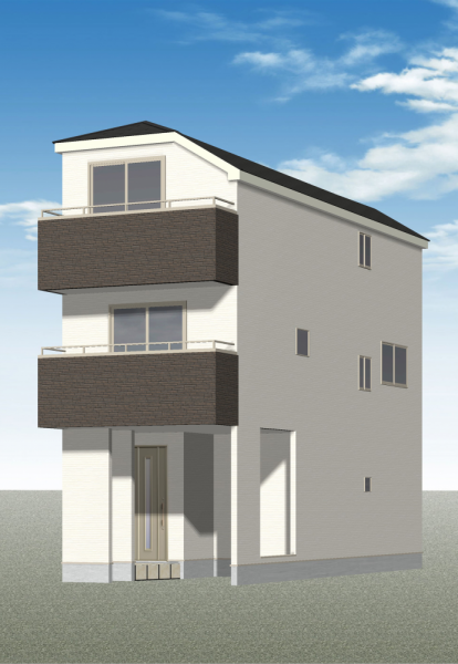 新築一戸建て 横浜市鶴見区矢向2丁目7 5180万円3SLDK
