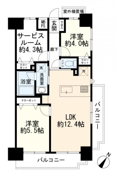 品川区旗の台6丁目 5490万円2SLDK