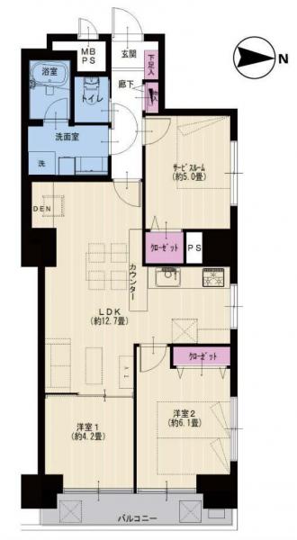 川崎市中原区丸子通1丁目 3990万円2SLDK