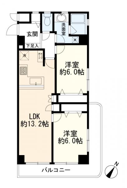 大田区新蒲田1丁目 3590万円2LDK