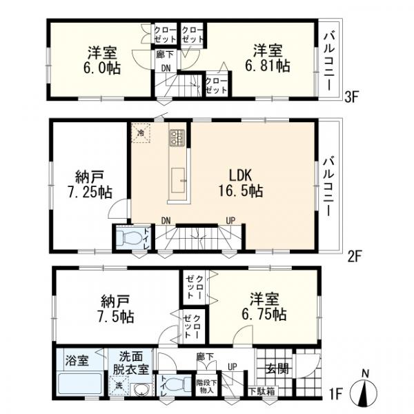 間取り図 検索結果一覧 物件をお探しの方 大田区 川崎市 横浜市の新築一戸建てならリビングライフ