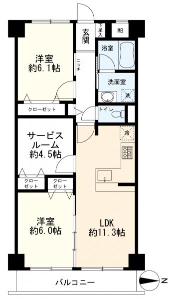 大田区多摩川2
