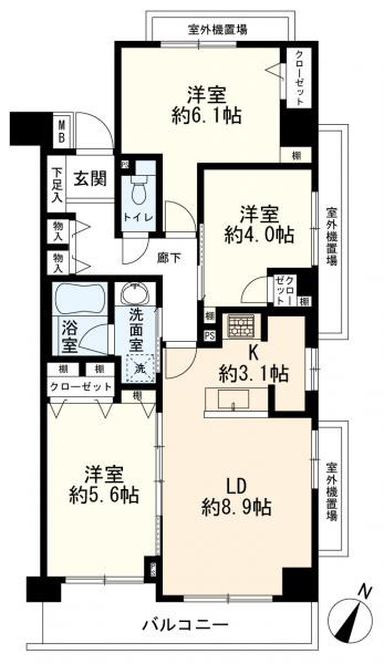 横浜市港北区綱島東3