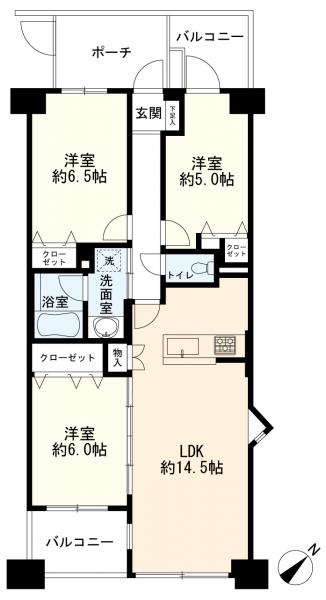 横浜市鶴見区市場富士見町