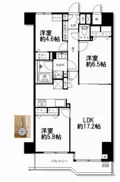 川崎市幸区幸町3
