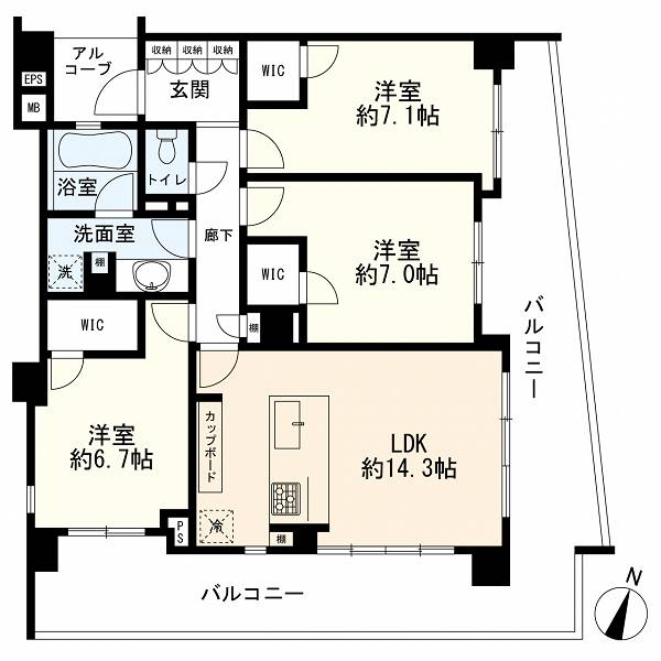 新宿区中落合1