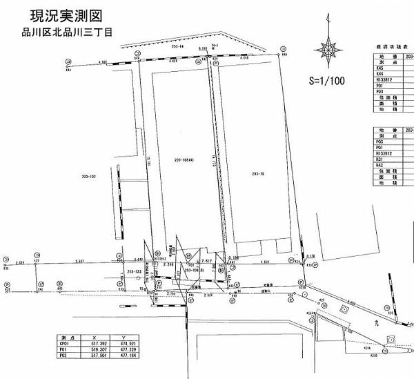 品川区北品川（１〜４丁目）