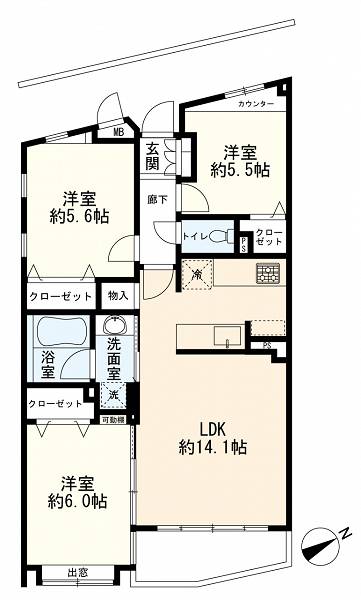 世田谷区鎌田2
