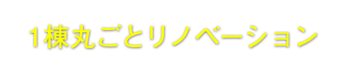 一棟丸ごとリノベーション