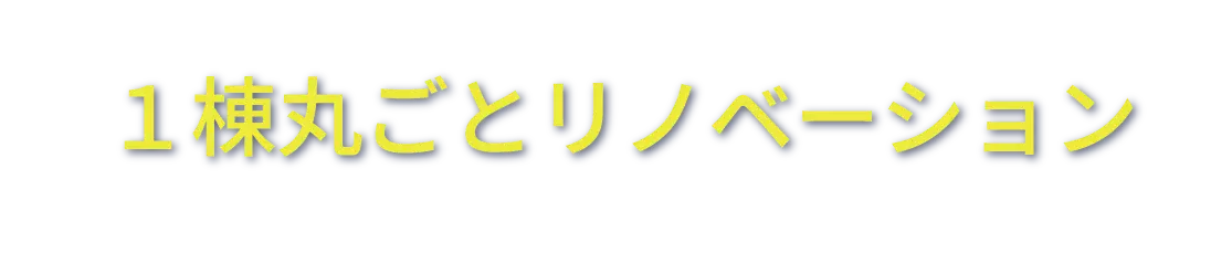 一棟丸ごとリノベーション
