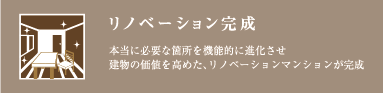 リノベーション完成