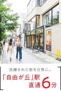 「上野毛駅」から「自由が丘」まで直通6分