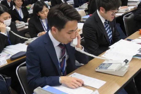 電話応対(社内)